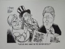 Give me what I want or the old guy gets it!